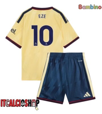 Arsenal Eberechi Eze #10 Terza Maglia Bambino 2026-27 Manica Corta (+ Pantaloni corti)